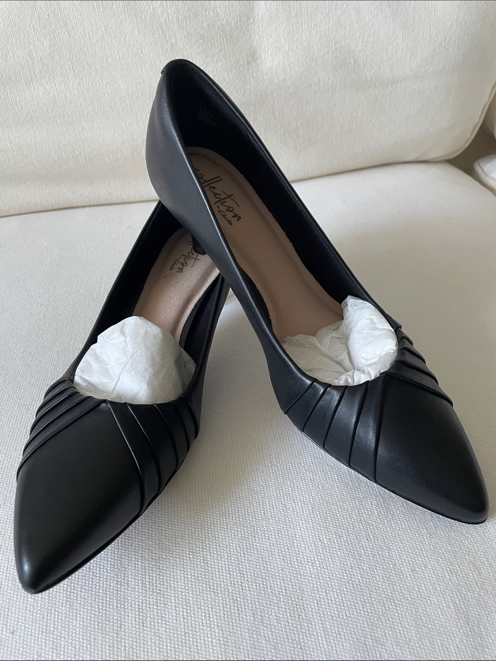 Collection by Clark’s  Pointed Pleat-Detail Heels